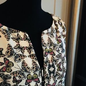 🆕Cute ModCloth Butterfly Sleeveless Blouse Tunic